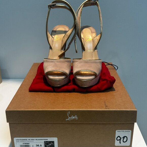 Christian Louboutin Louloudance 140 Slingback Heels – Size 36.5 (US 6) - Picture 6 of 6